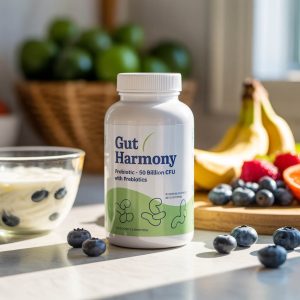 Gut Harmony Probiotic &ndash; 50 Billion CFU with Prebiotics